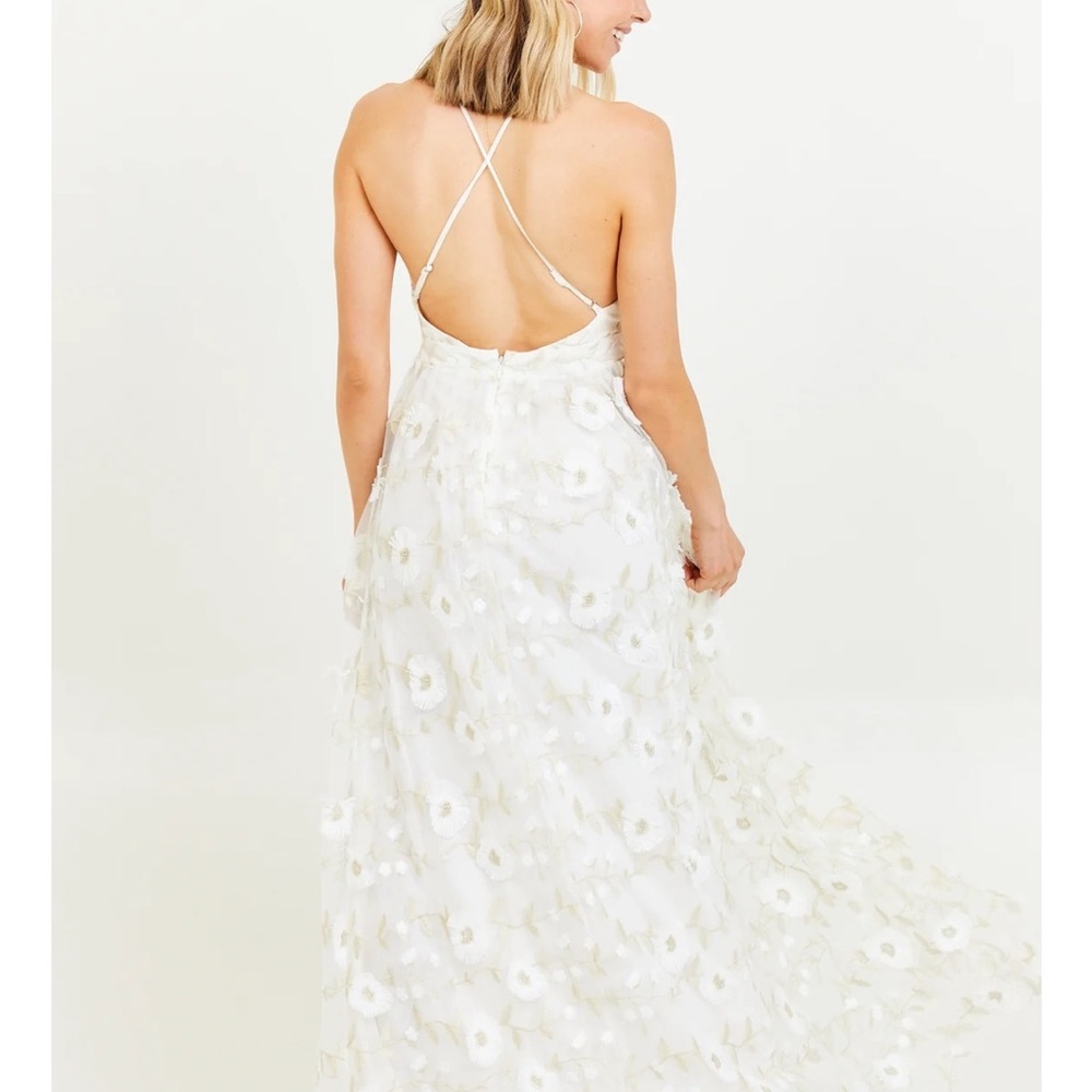 Altar'd State White Floral Maxi Dress